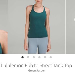🍋Lululemon Ebb to Street Tank Size 8 Professionally Hemmed!